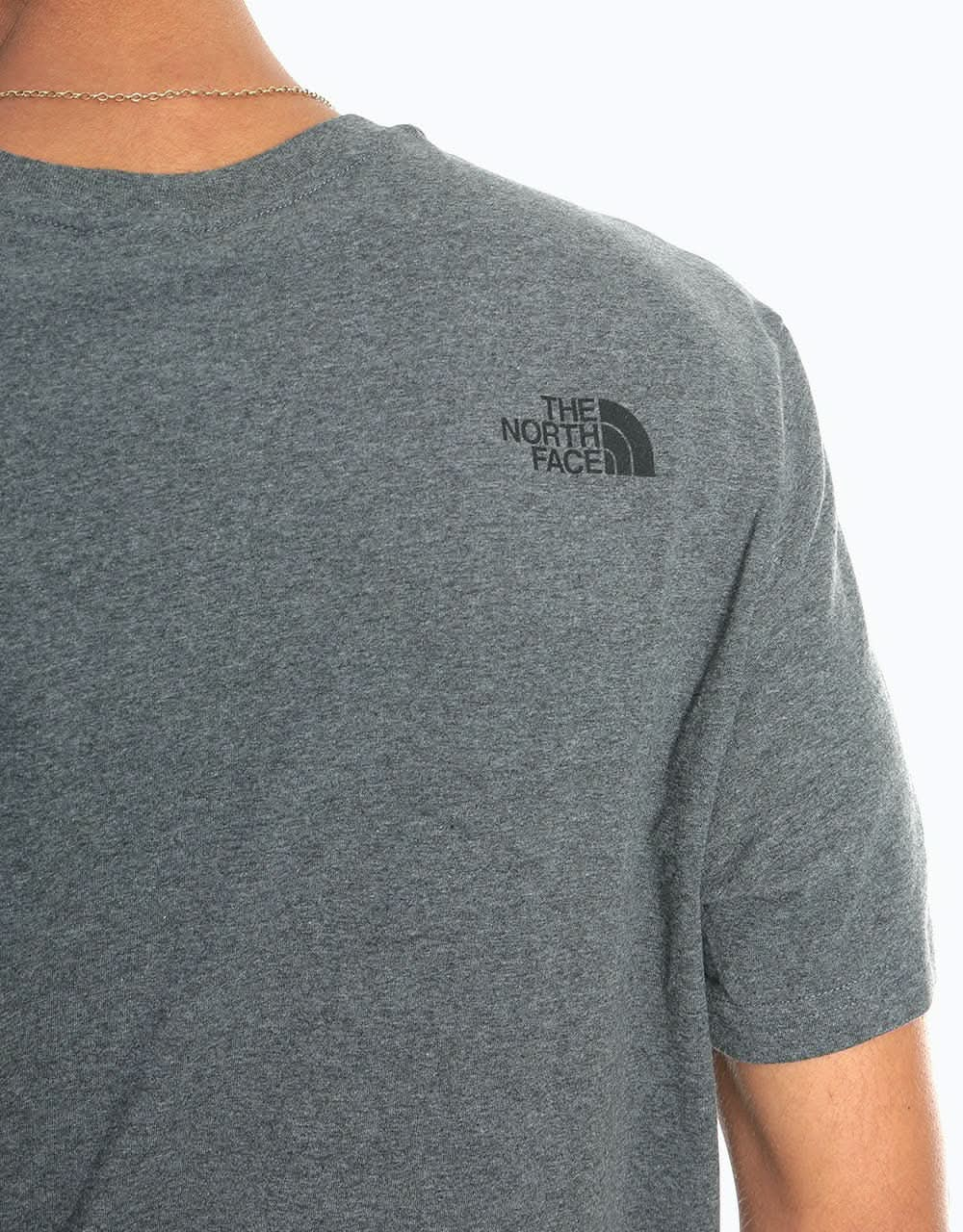 The North Face S/S Simple Dome T-Shirt - Medium Grey Heather