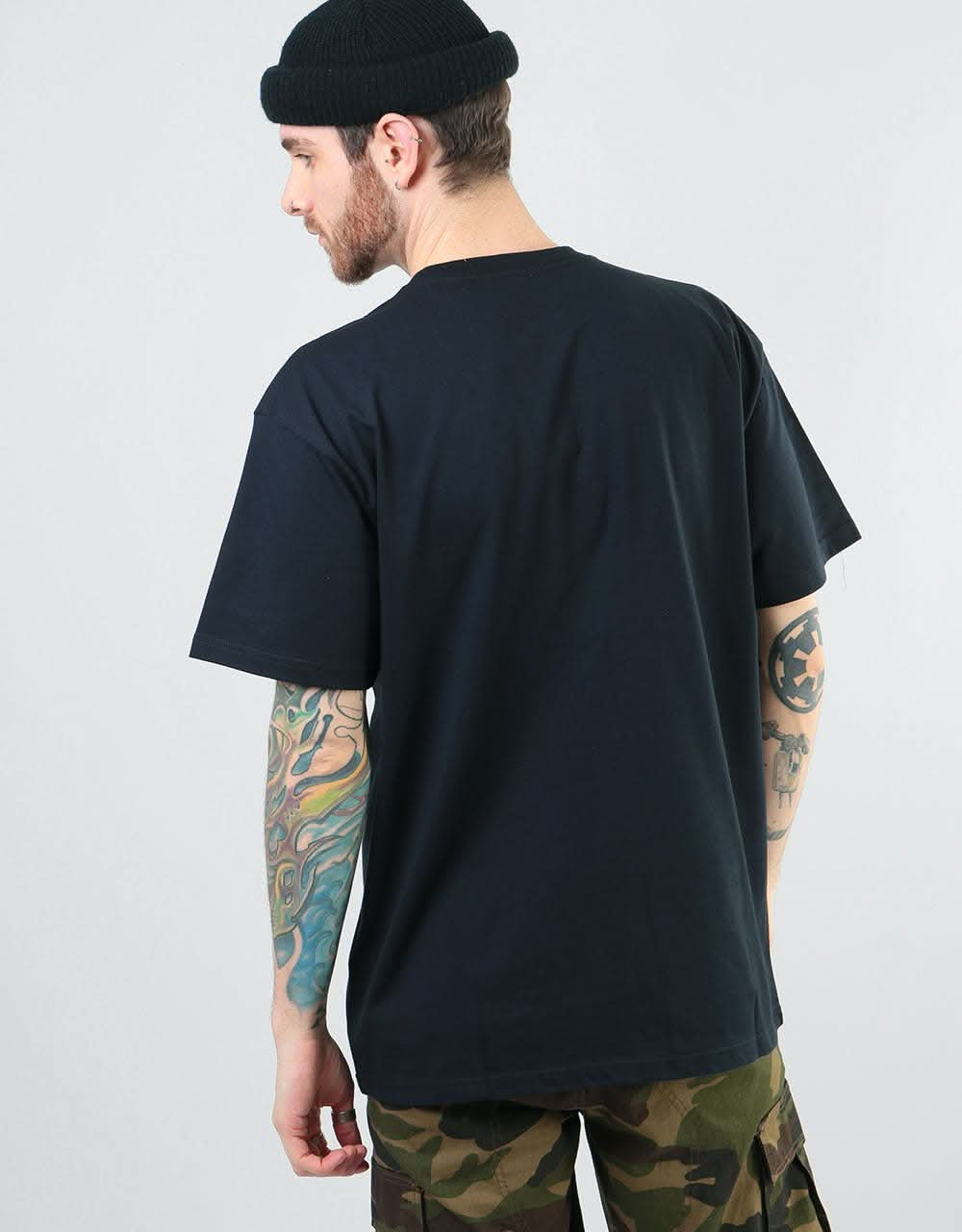 Carhartt WIP S/S Chase T-Shirt - Dark Navy/Gold