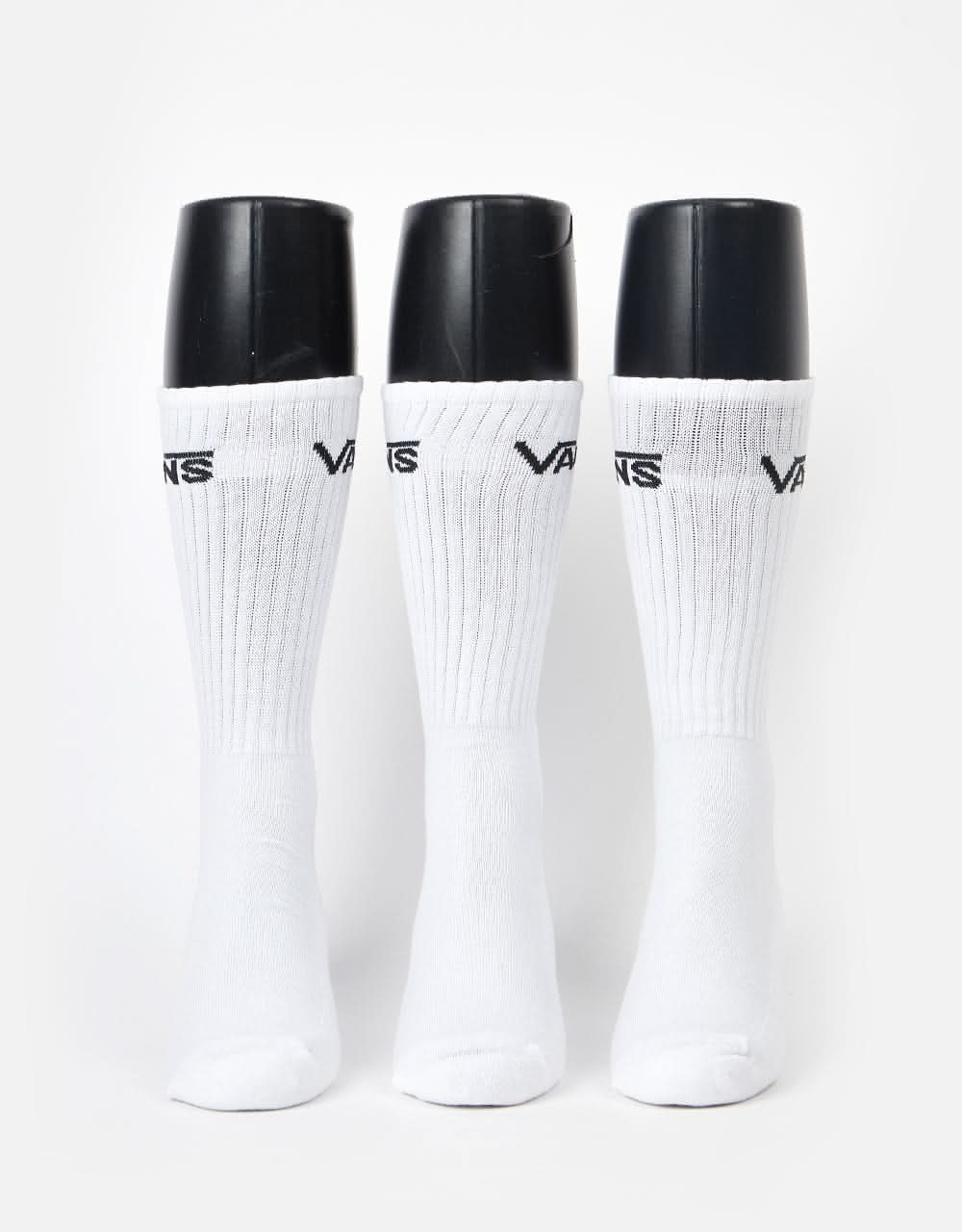 Vans Classic Crew 3 Pack Socks - White