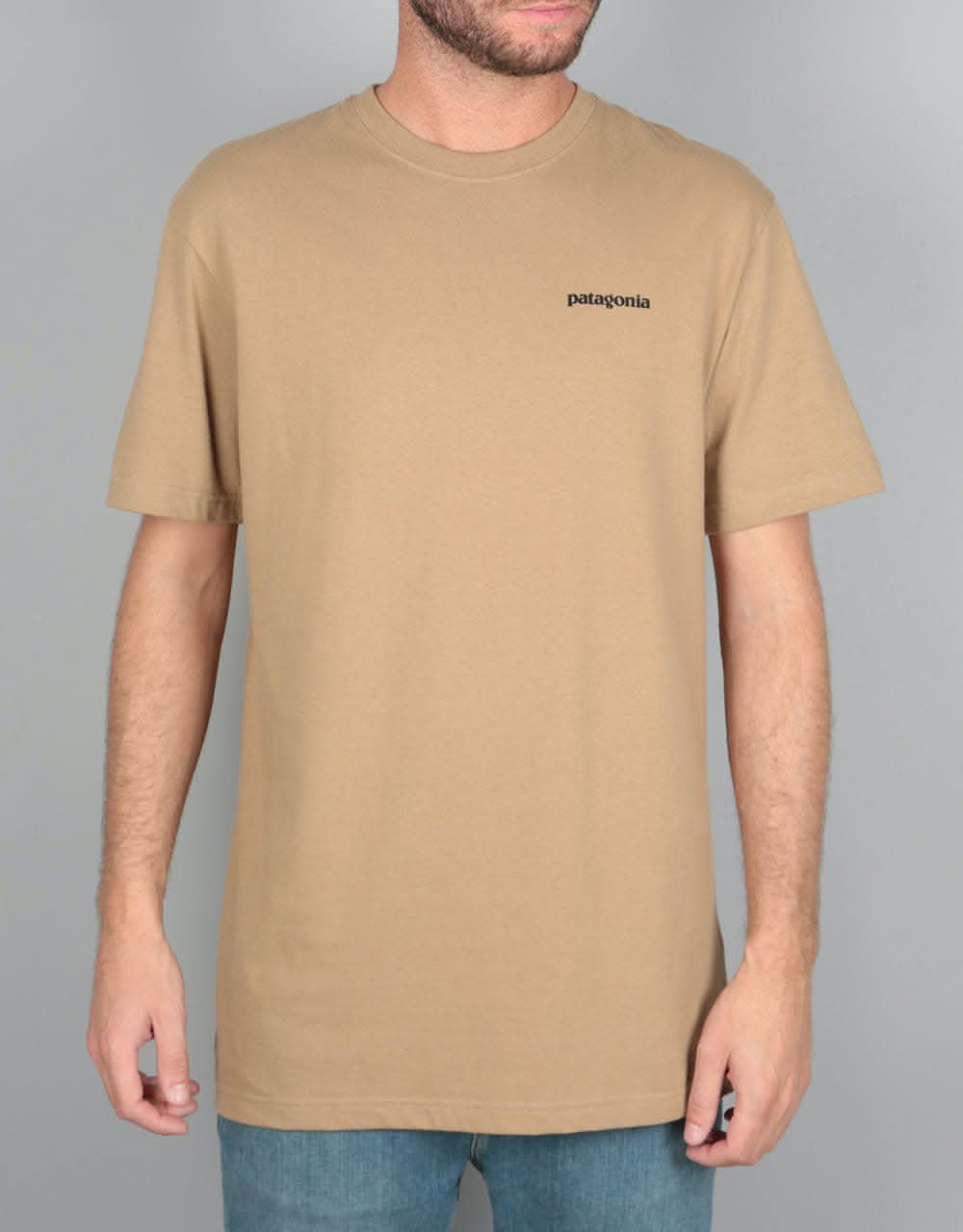 Patagonia P-6 Logo T-Shirt - Imojave Khaki