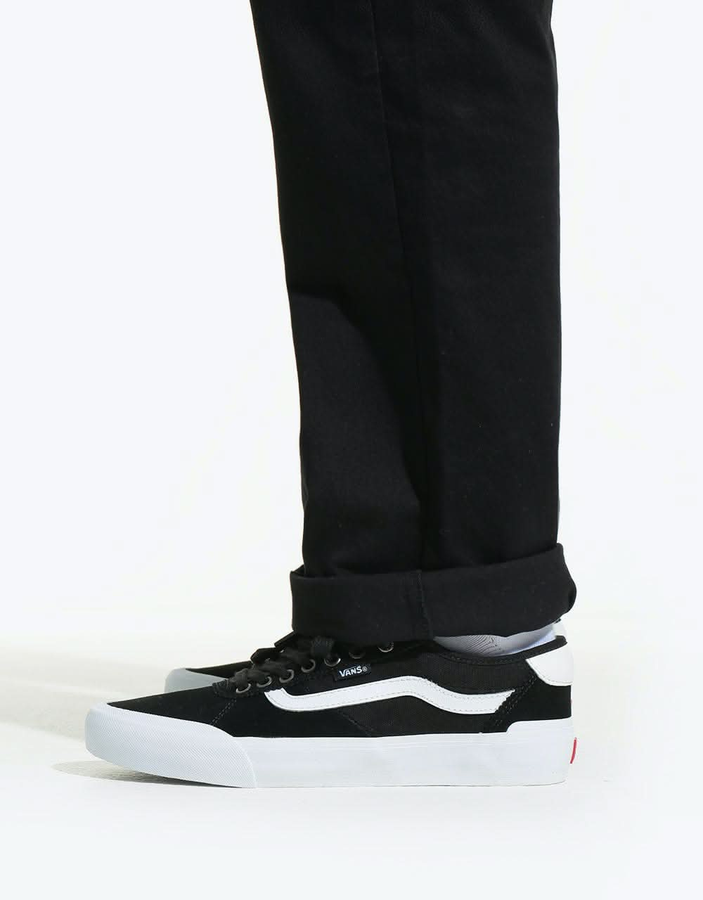 Route One Premium Relaxed Fit Chinos - Black