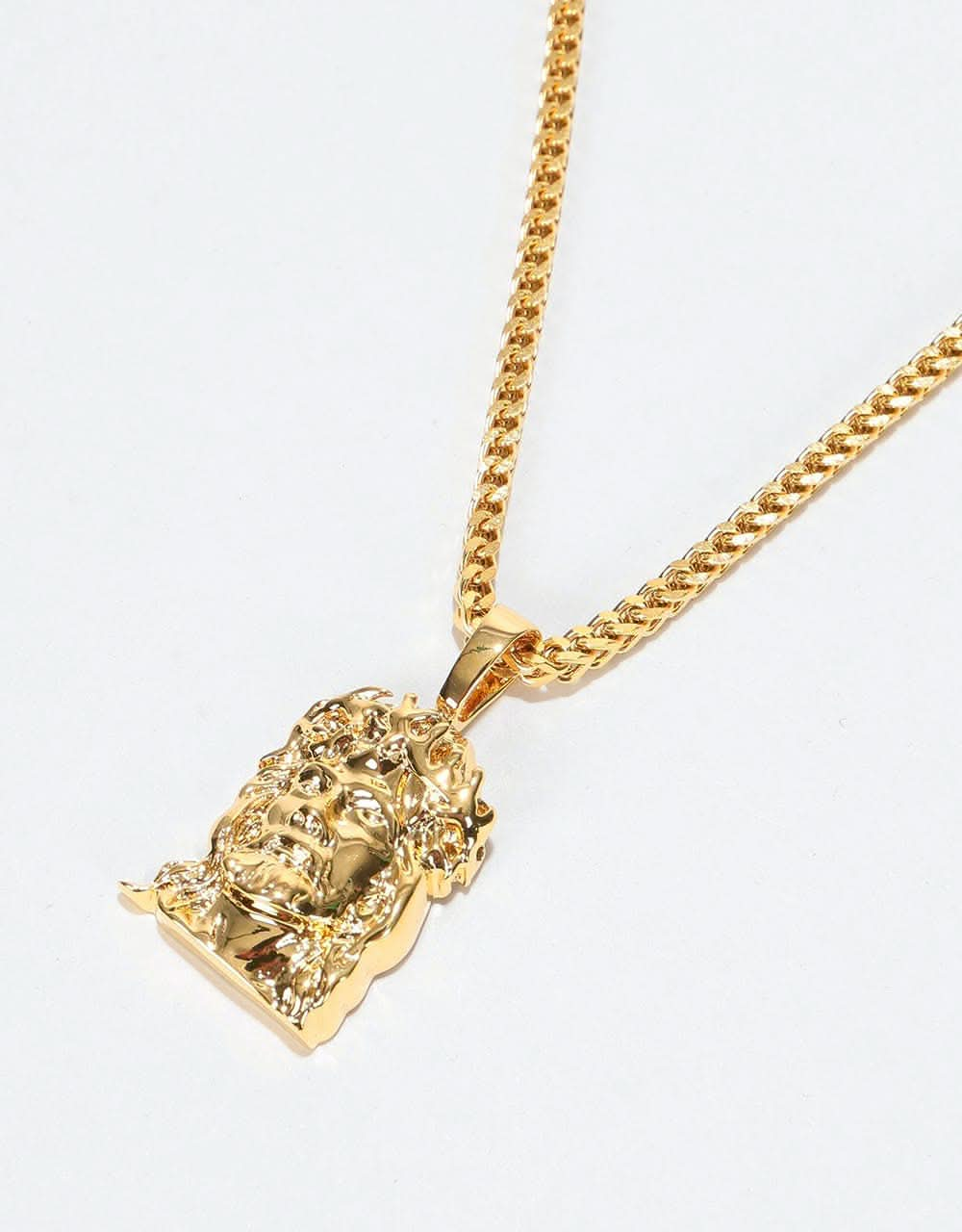 Midvs Co 18K Gold Plated Jesus Piece Necklace - Gold