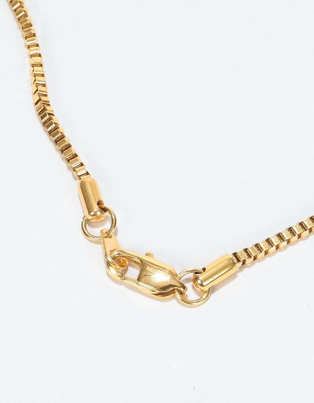 Midvs Co 18K Gold Plated 28" Box Chain Necklace - Gold