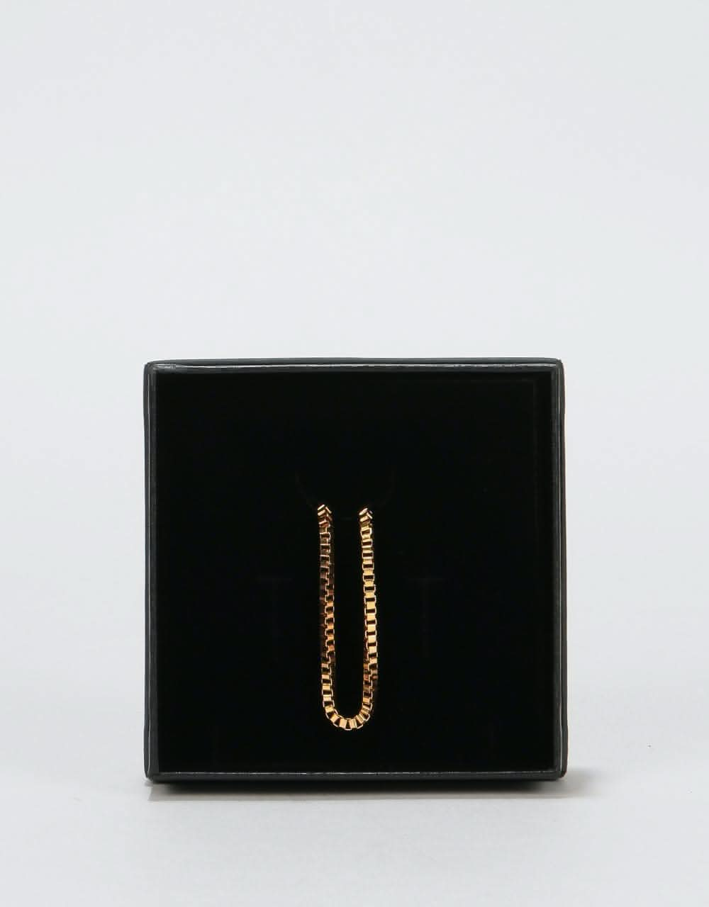 Midvs Co 18K Gold Plated 28" Box Chain Necklace - Gold