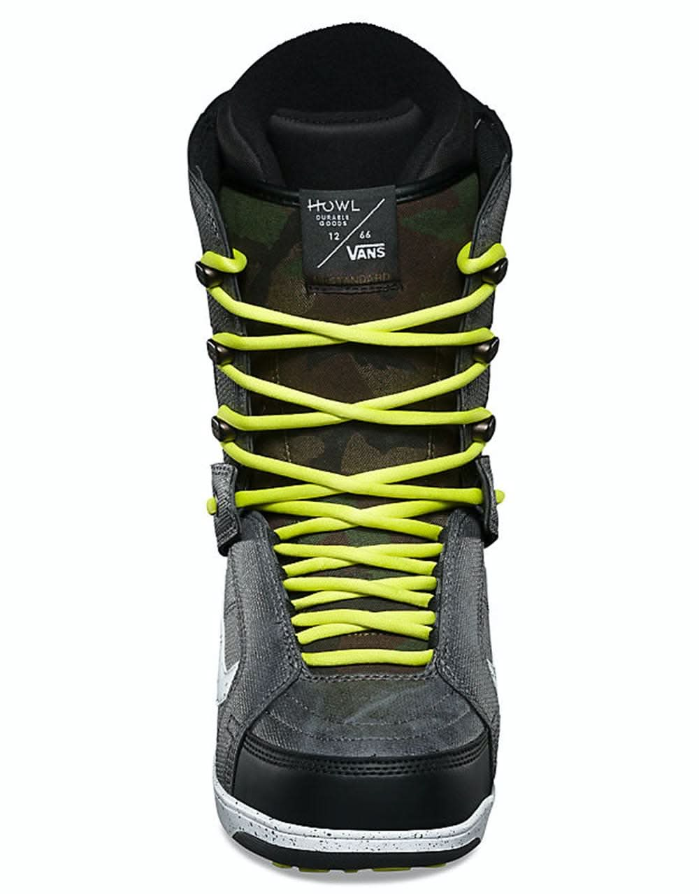 Vans x Howl Hi-Standard 2018 Snowboard Boots - Black/Sulphur