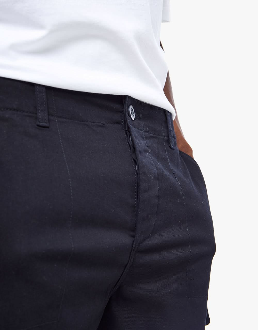 Pantaloncini cargo sottili Route One - neri