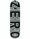 Zero Classic Bold Skateboard Deck - Black/White