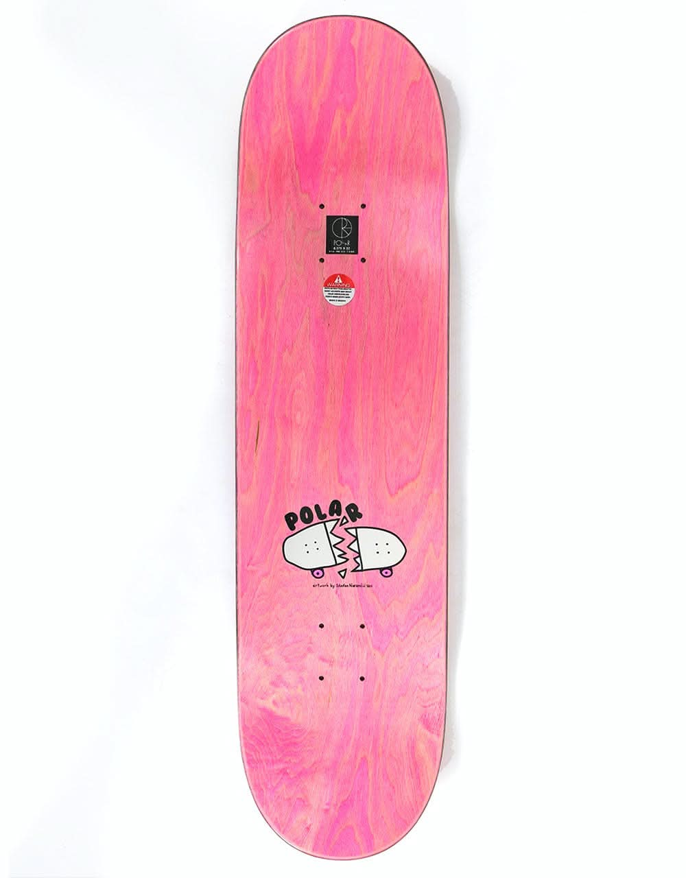 Polar Brady Bacon Hair Skateboard Deck - 8.375"