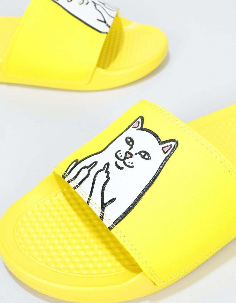 RIPNDIP Lord Nermal Sliders - Safety Yellow