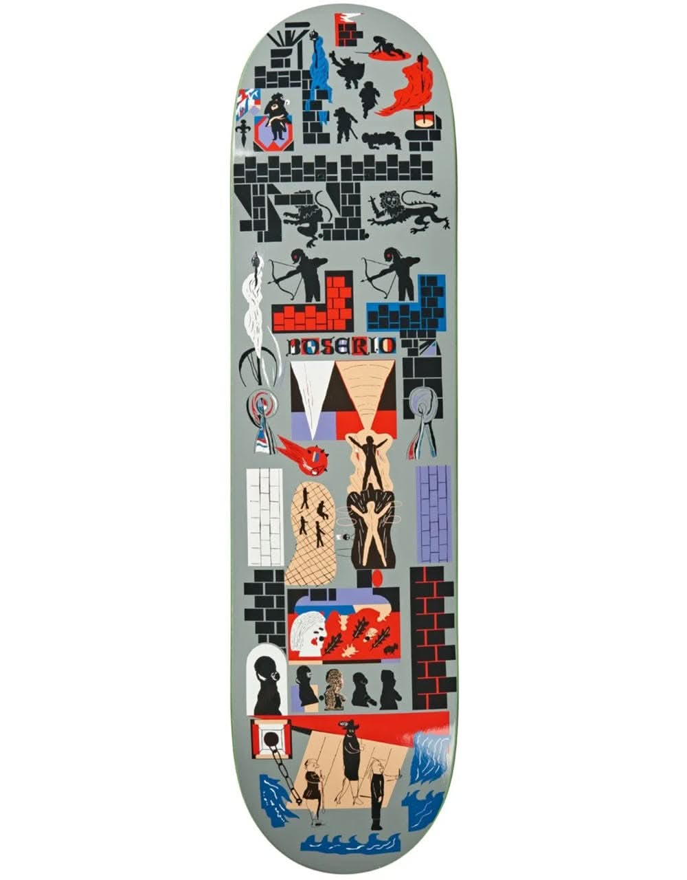 Polar Boserio Gnarhammer Skateboard Deck - 8.625"