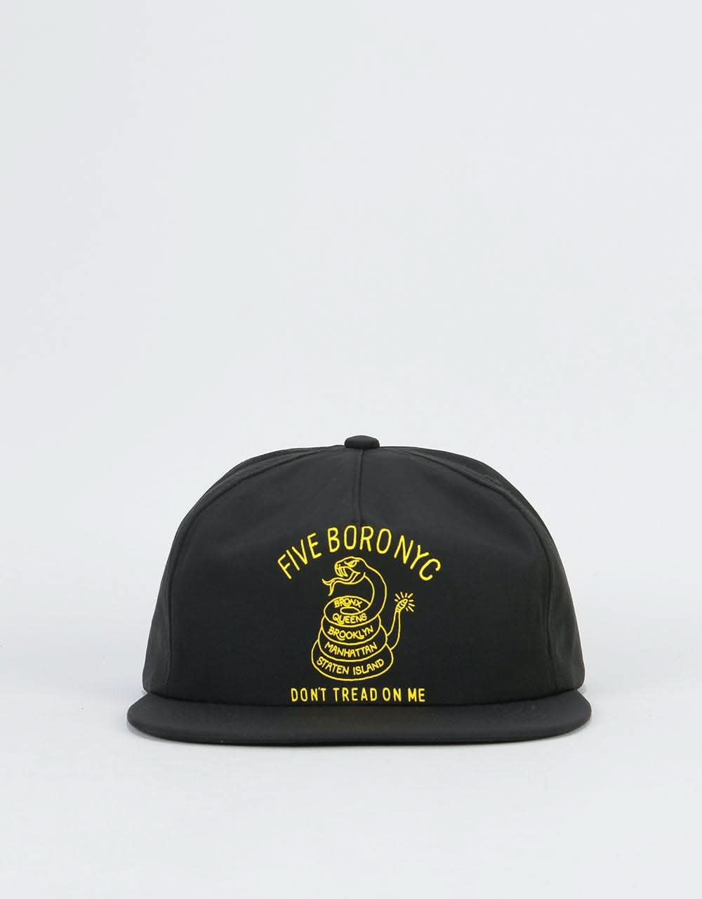 5Boro Don't Tread Snapback Cap - Black