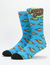 Santa Cruz x TMNT Ninja Turtles Socks - Blue