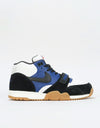 Nike SB x Polar Air Trainer 1 QS Skate Shoes - Black/Black-Deep Royal