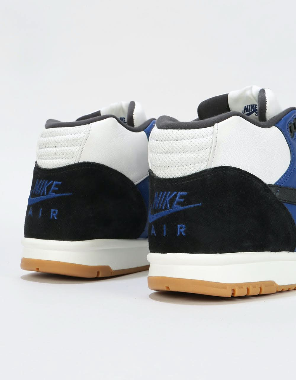 Nike SB x Polar Air Trainer 1 QS Skate Shoes - Black/Black-Deep Royal