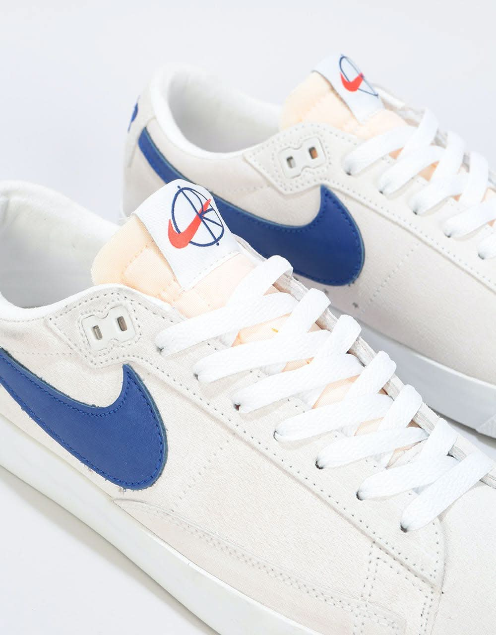 Nike SB x Polar Zoom Blazer Low GT QS Skate Shoes - Summit White/Royal