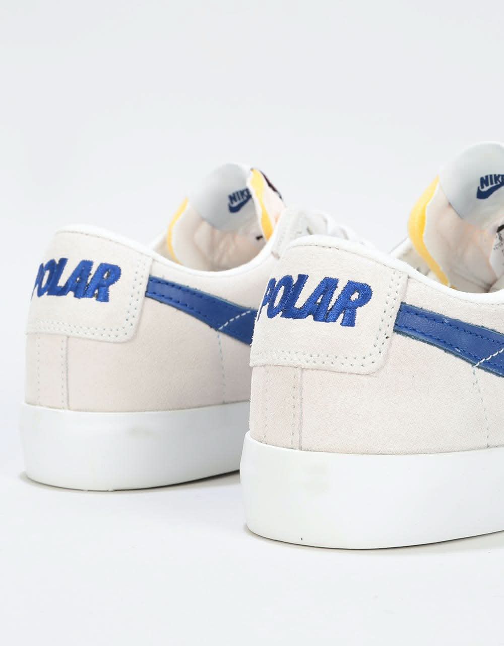 Nike SB x Polar Zoom Blazer Low GT QS Skate Shoes - Summit White/Royal