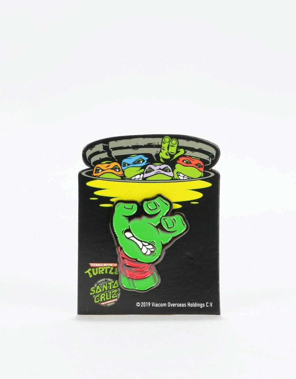 Santa Cruz x TMNT Turtle Hand Pin