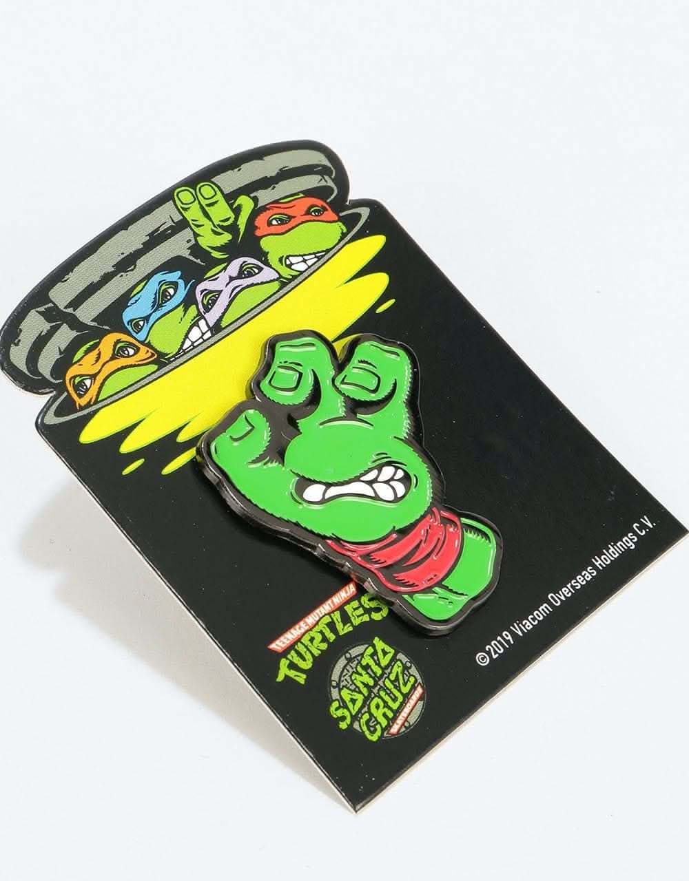 Santa Cruz x TMNT Turtle Hand Pin