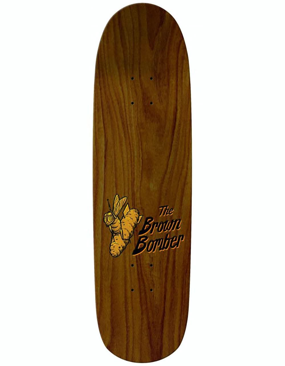 Anti-Hero Brown Bomber Shaped Eagle Skateboard Deck - 8.86"