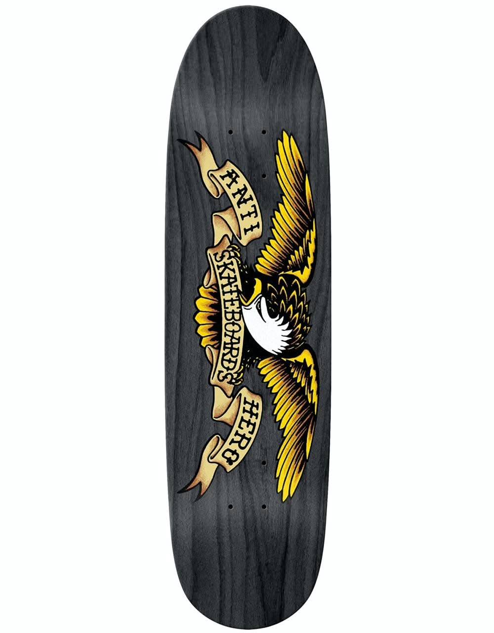 Anti-Hero Black Widow Shaped Eagle Skateboard Deck - 8.5"