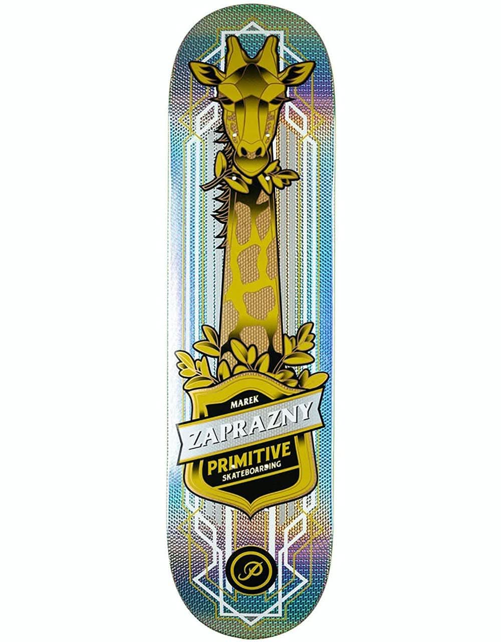 Primitive Zaprazny Giraffe Skateboard Deck - 8.25"