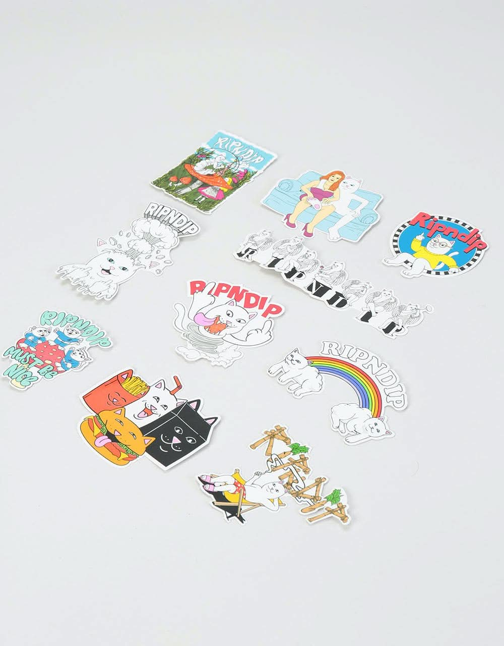 RIPNDIP Fall 19 Sticker Pack - Multi