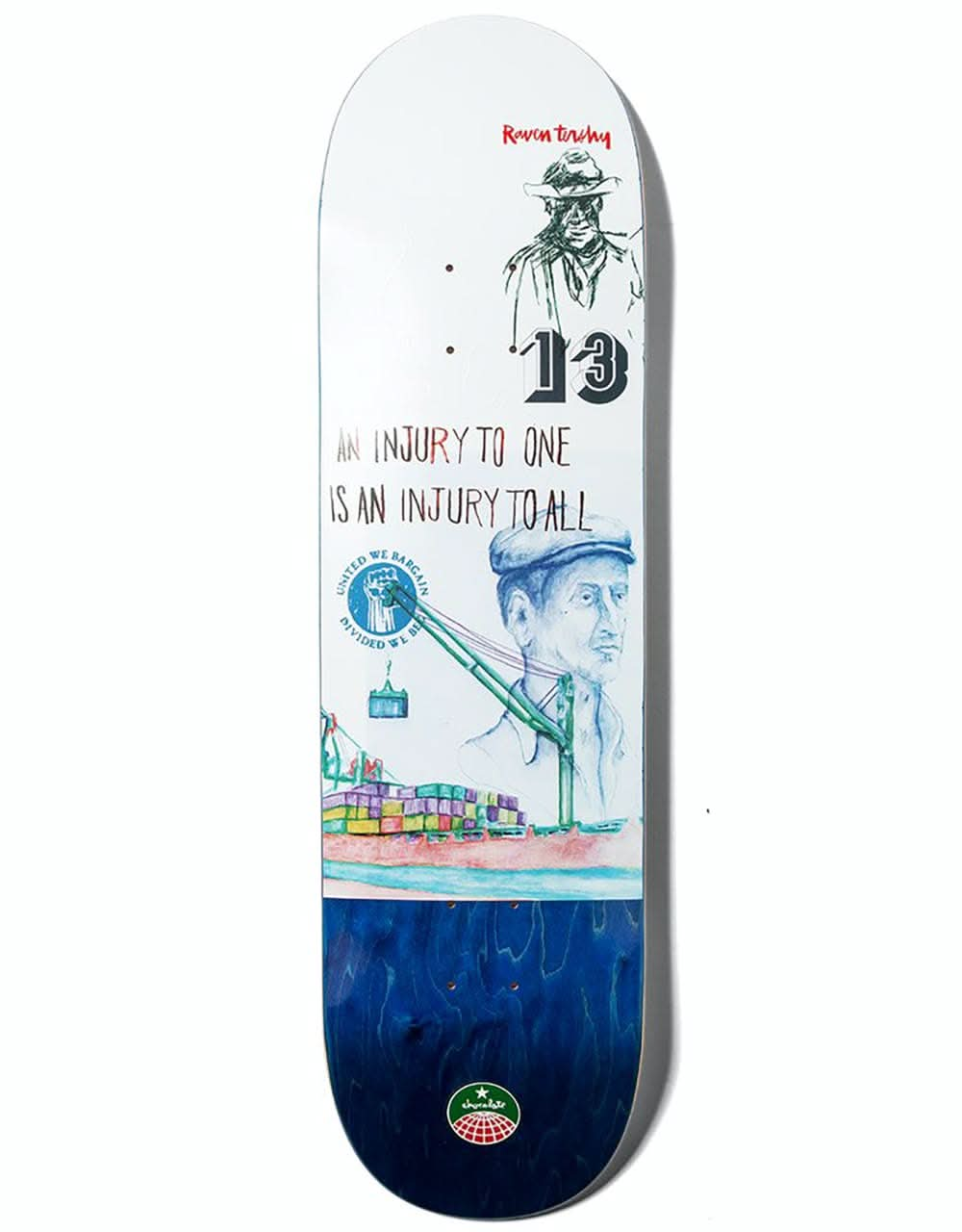 Chocolate Tershy 94 Stevedore Skateboard Deck - 8.5"