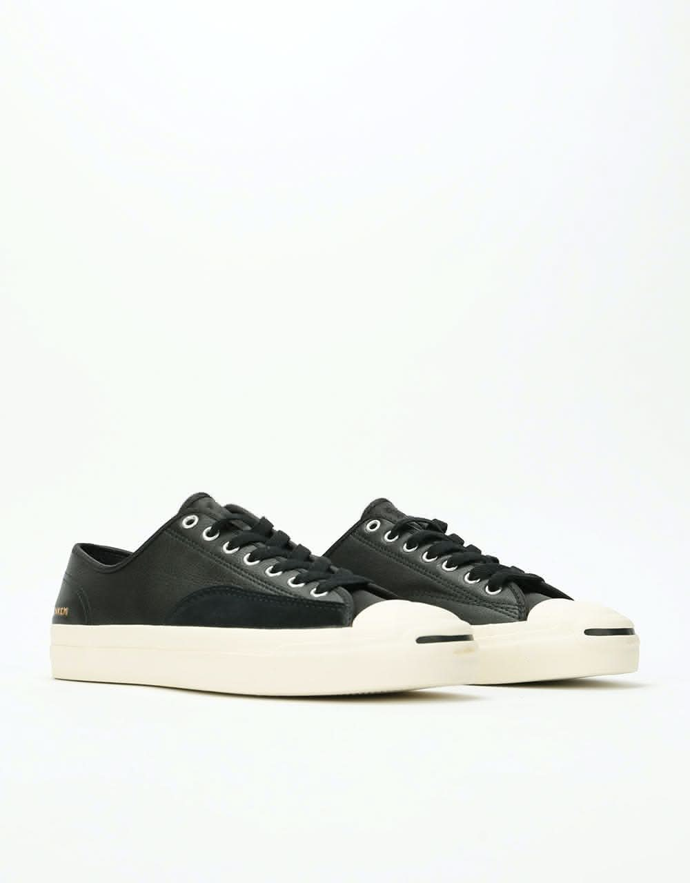 Converse x Jenkem Jack Purcell Pro Ox Skate Shoes - Black/Egret/Black