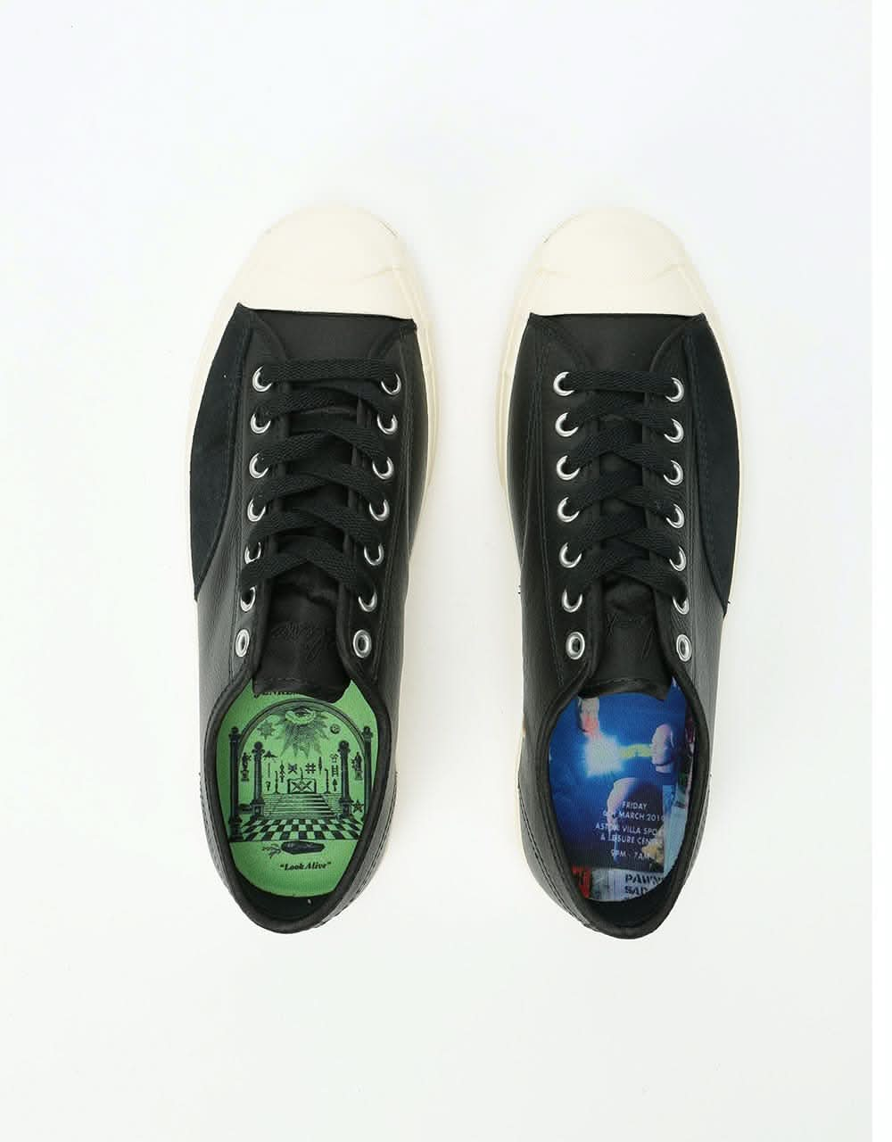 Converse x Jenkem Jack Purcell Pro Ox Skate Shoes - Black/Egret/Black