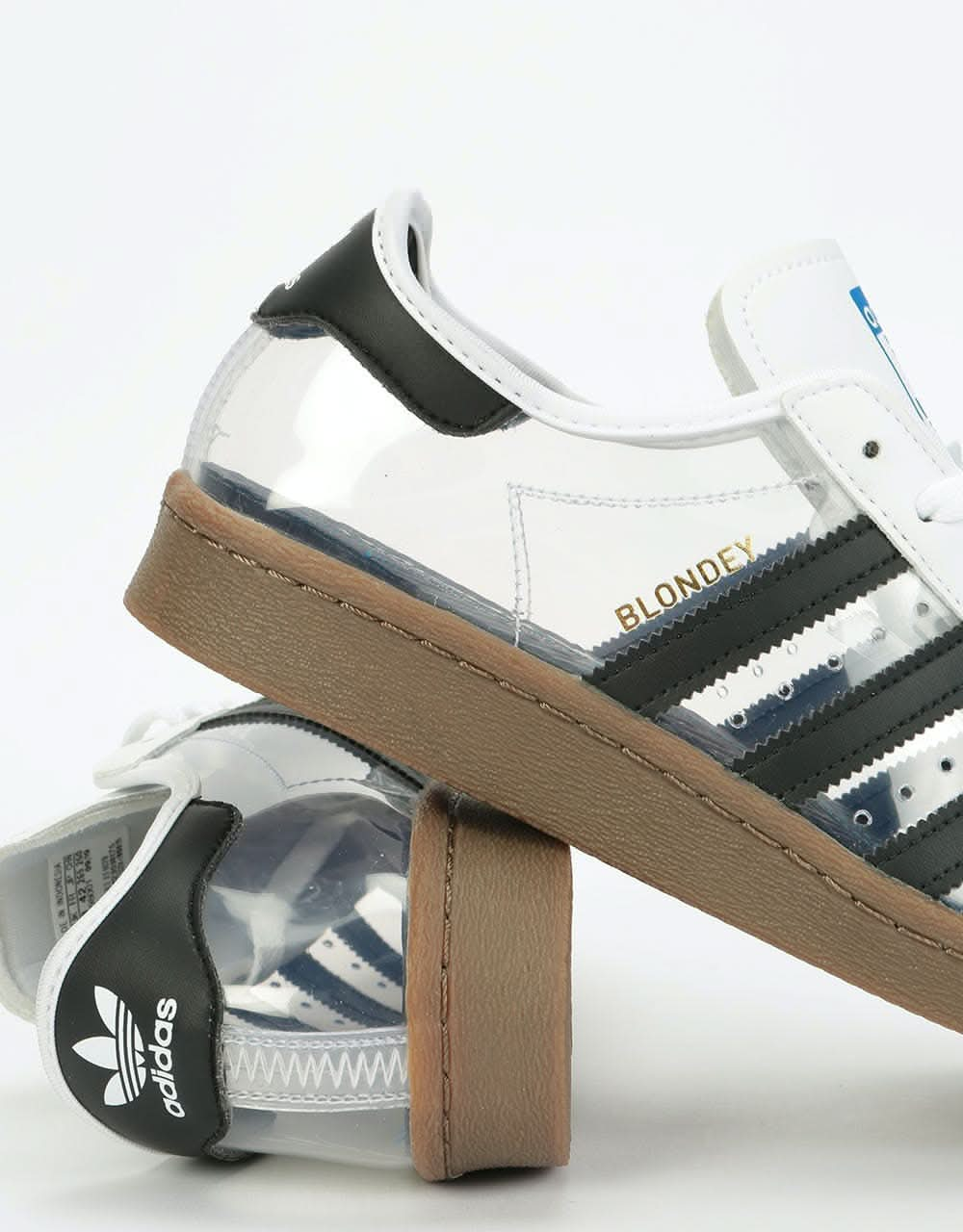 Adidas Superstar 80s x Blondey Skate Shoes - White/Black/Gum