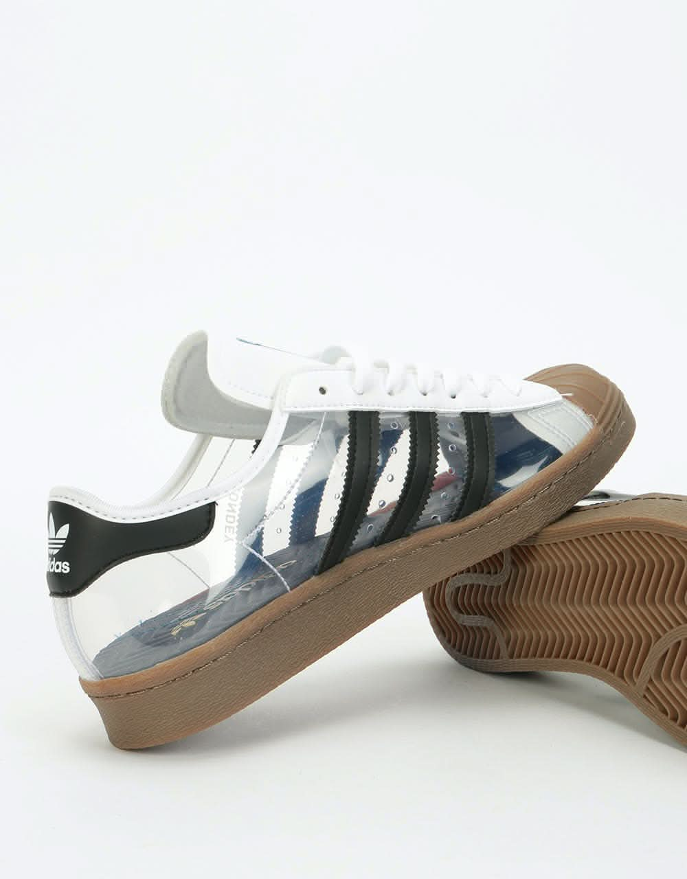 Adidas Superstar 80s x Blondey Skate Shoes - White/Black/Gum