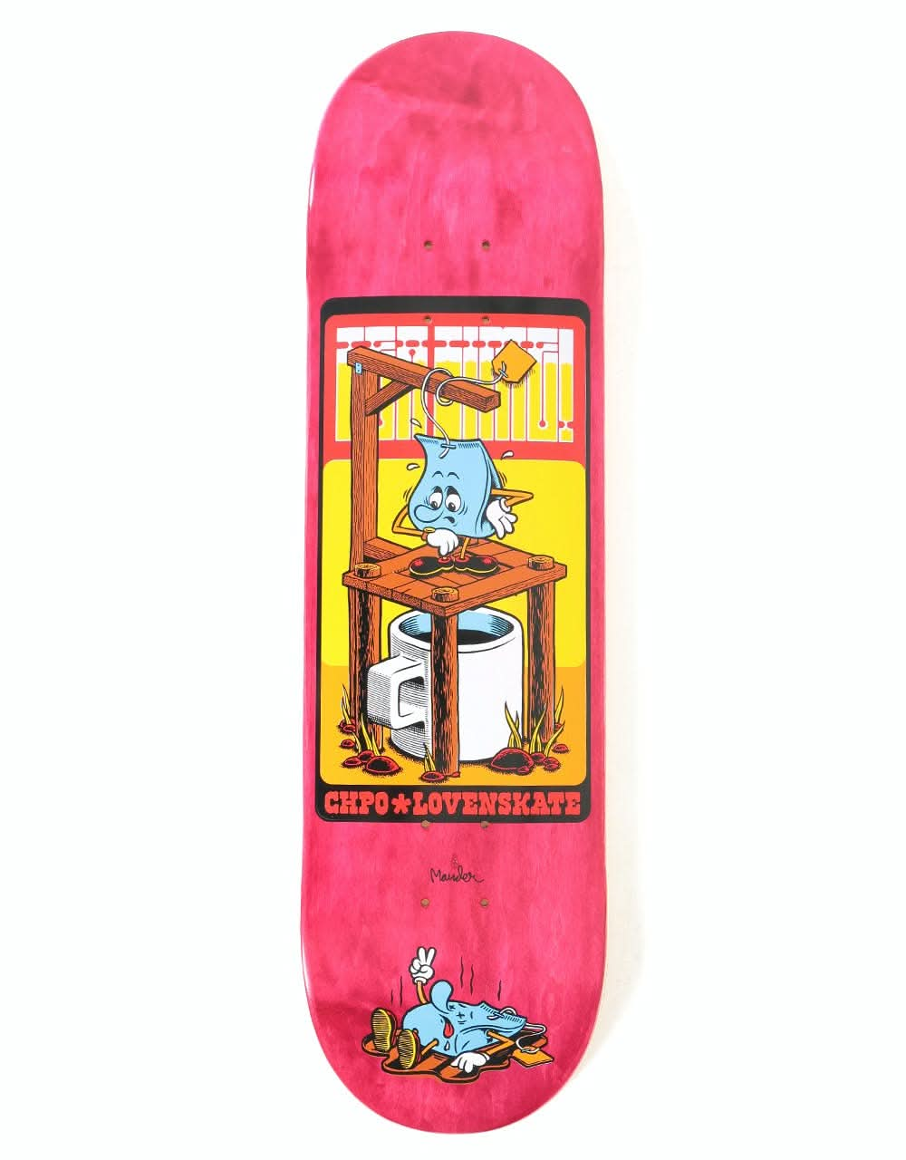 Lovenskate x CHPO Tea Time Skateboard Deck - 8.5" (w/ Free Beanie)