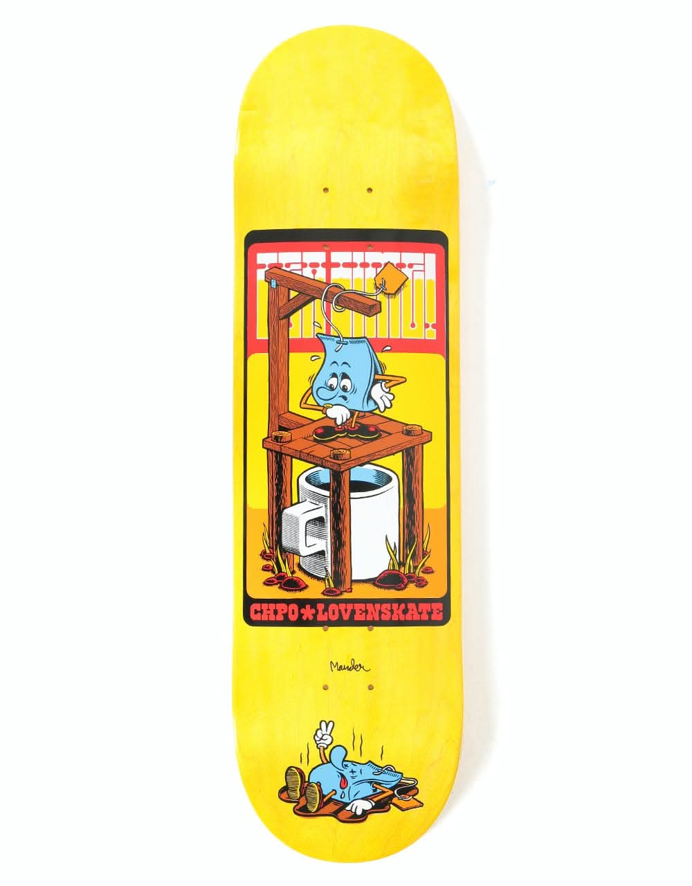 Lovenskate x CHPO Tea Time Skateboard Deck - 8.5" (w/ Free Beanie)