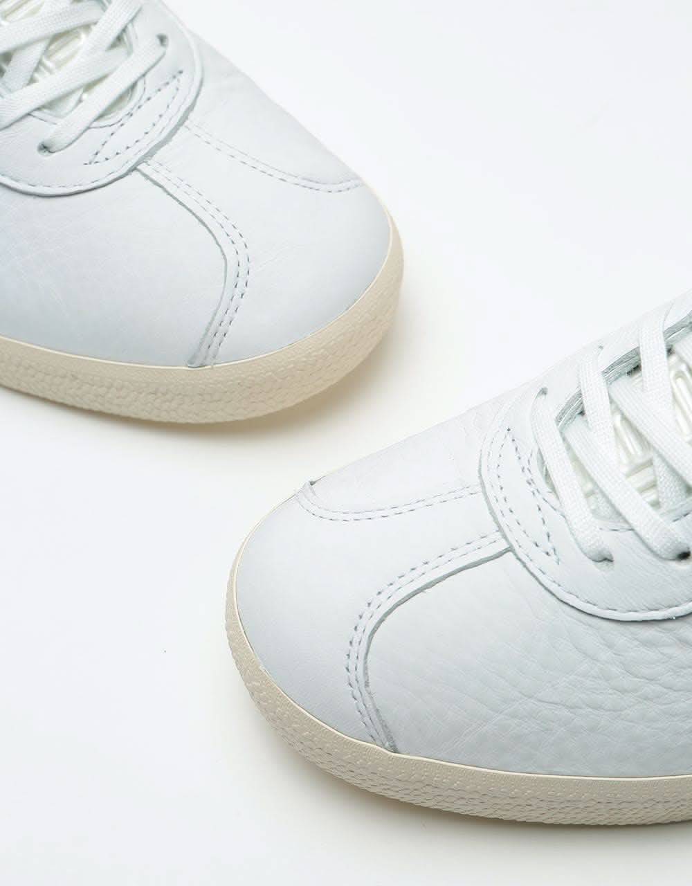 Adidas x Alltimers Gazelle Super Skate Shoes - Cloud White/Chalk White