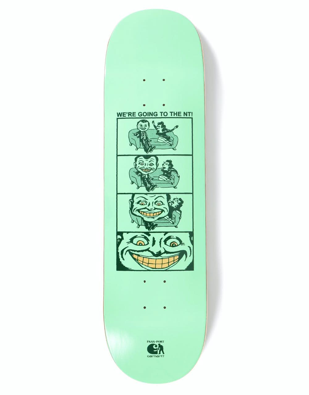 Pass Port x Carhartt WIP We're Going Skateboard Deck - 8.5"