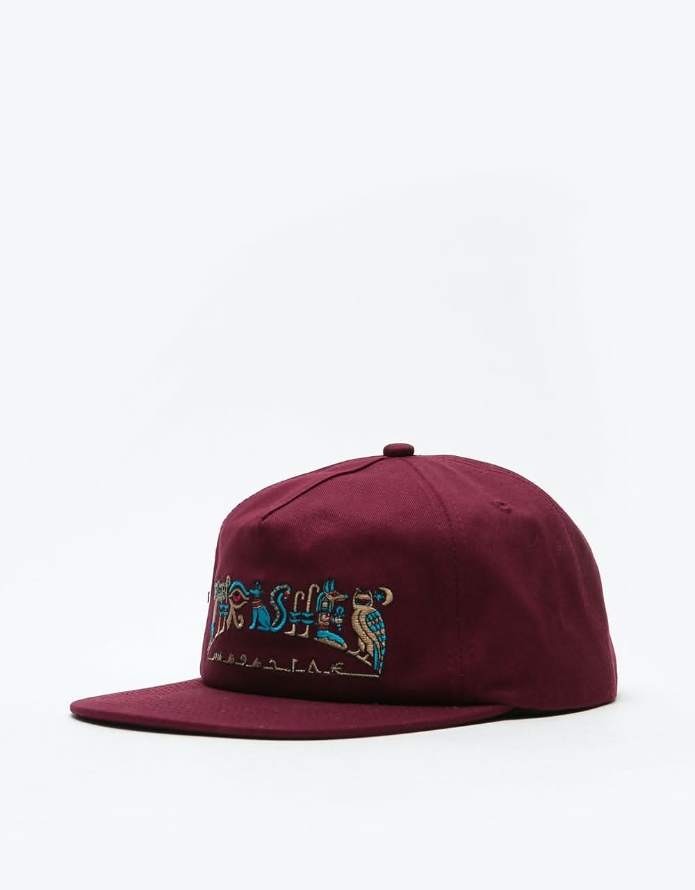 Thrasher Hieroglyphic Snapback Cap - Maroon