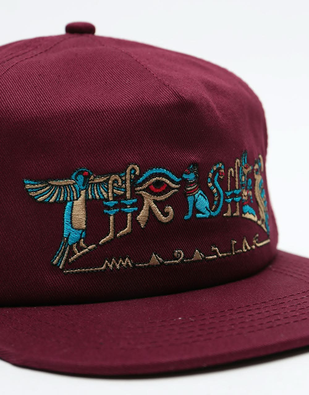 Thrasher Hieroglyphic Snapback Cap - Maroon