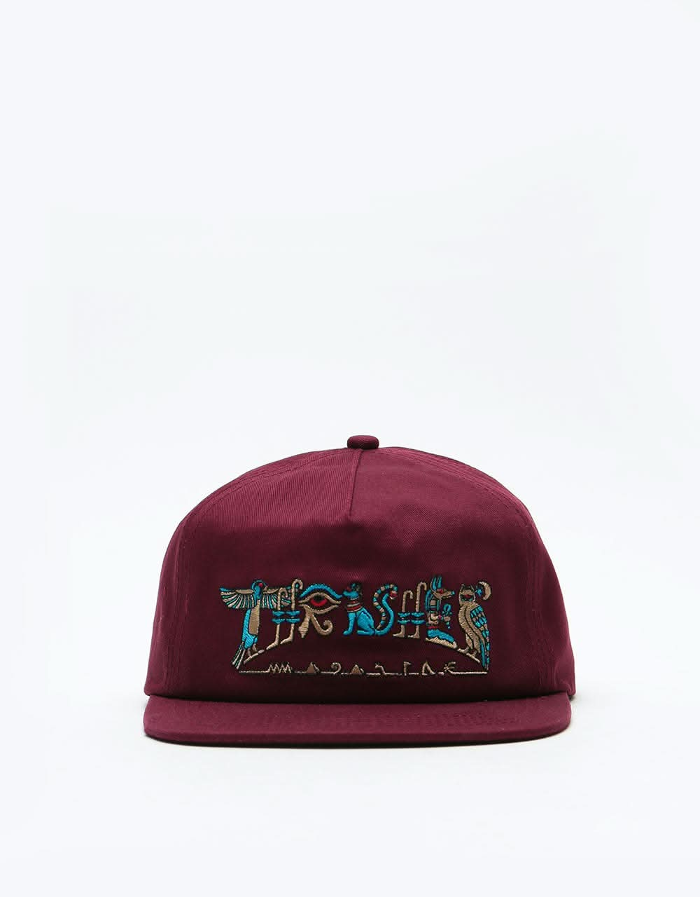 Thrasher Hieroglyphic Snapback Cap - Maroon