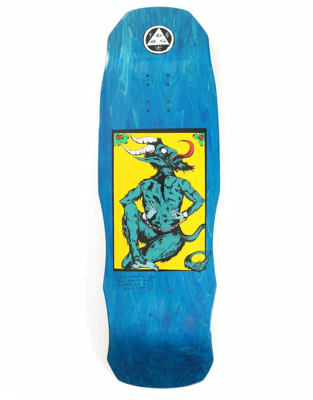 Welcome Krampus on Dark Lord Skateboard Deck - 9.75"