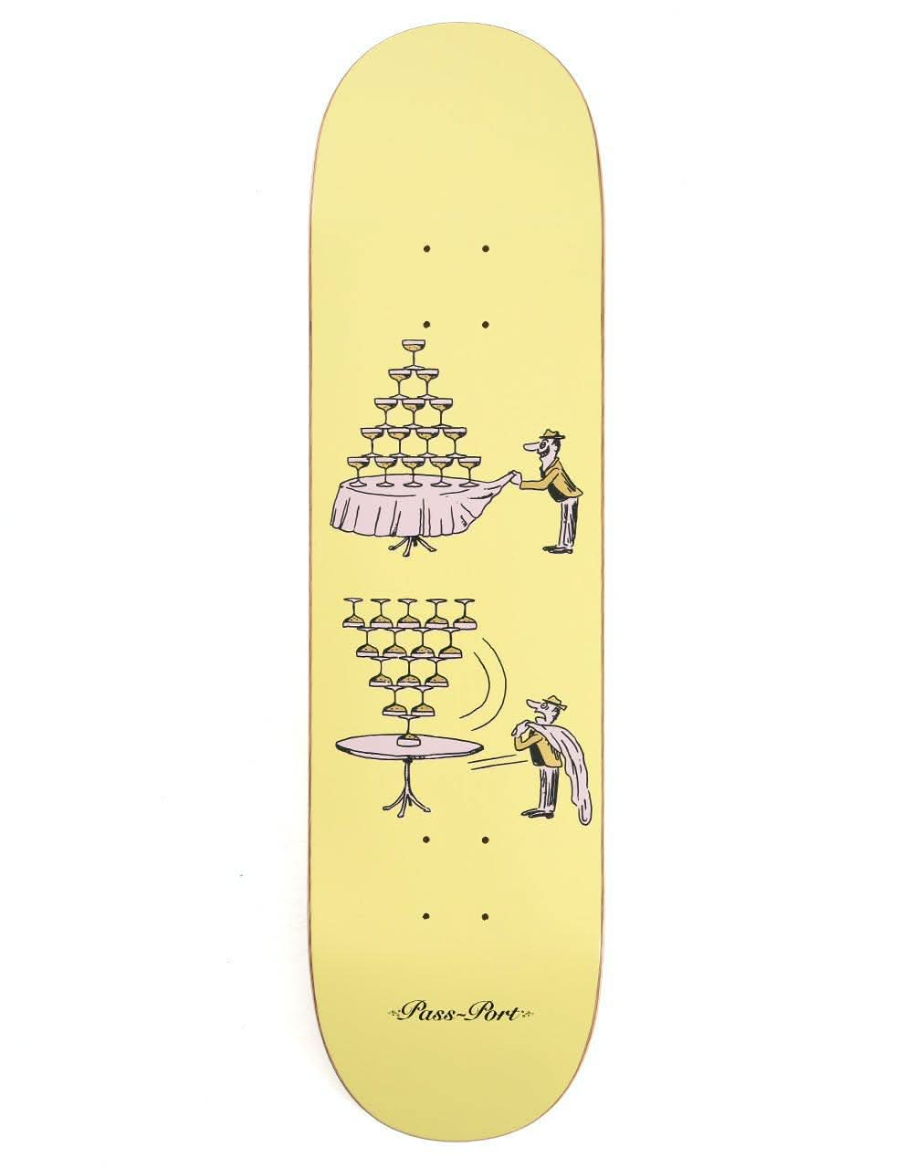 Pass Port Waterfall 'Champers' Skateboard Deck - 8.25"