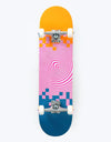 Route One Pixwirl Komplett-Skateboard – 20,3 cm