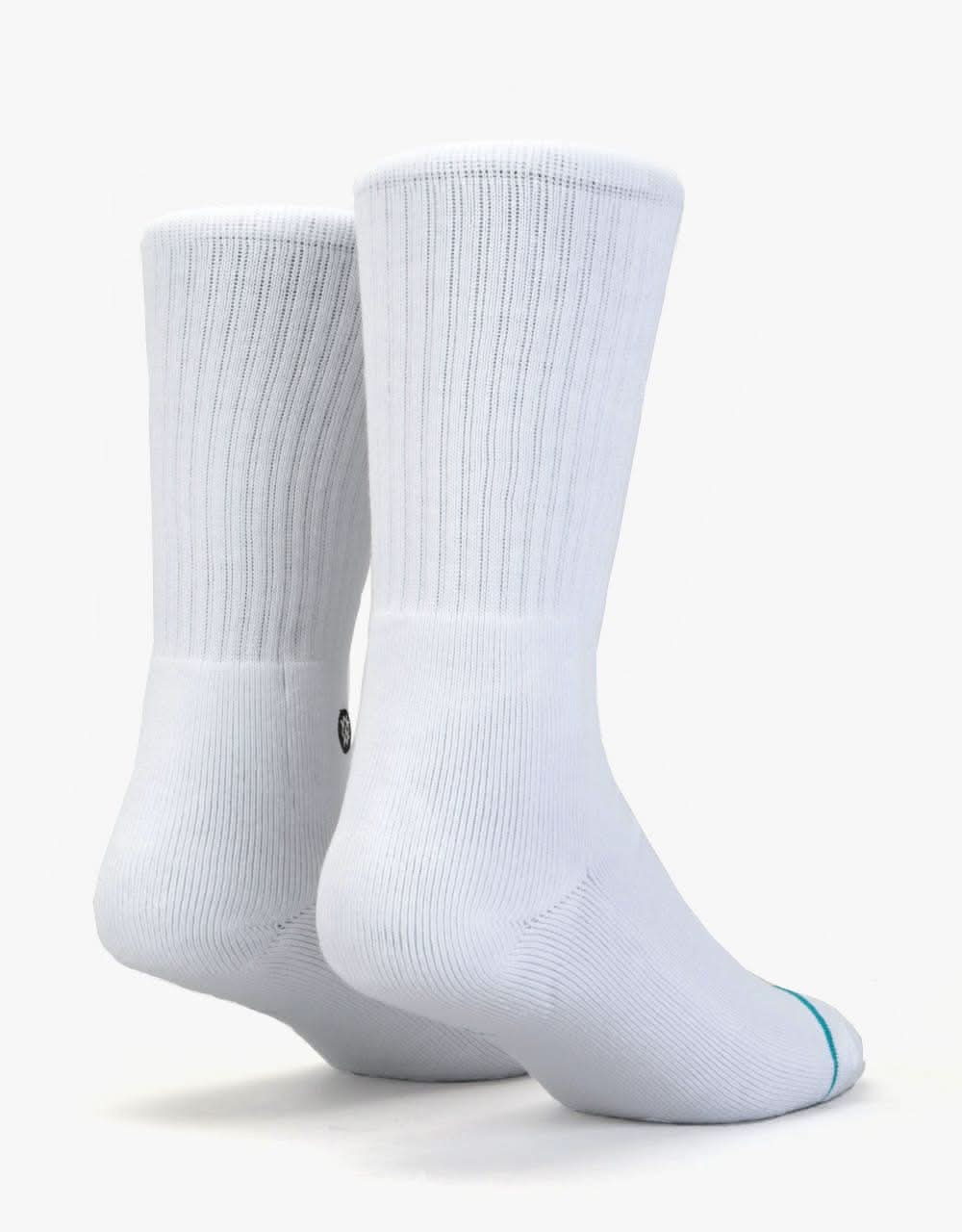 Stance Icon Classic Crew Socks - White