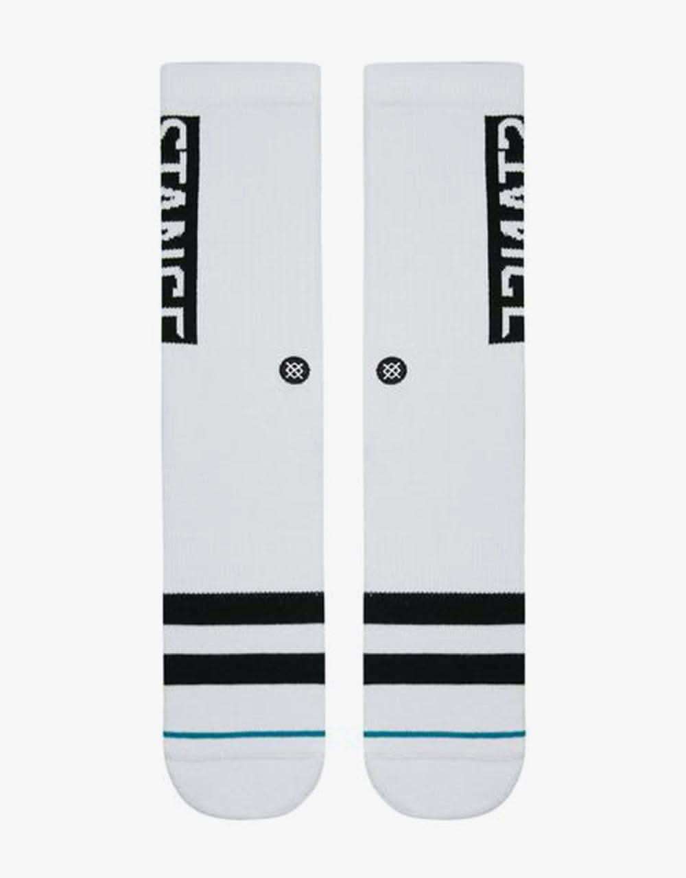 Stance OG Classic Crew Socks - White