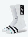 Stance OG Classic Crew Socks - White