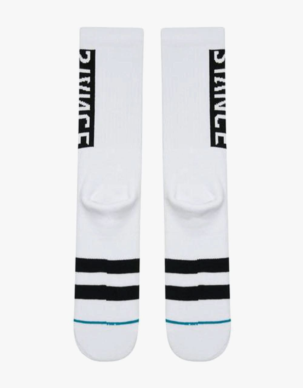 Stance OG Classic Crew Socks - White