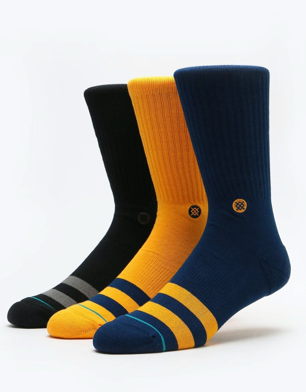 Stance OG 19 3 Pack Classic Crew Socks - Multi