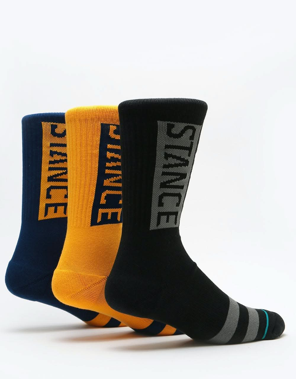 Stance OG 19 3 Pack Classic Crew Socks - Multi