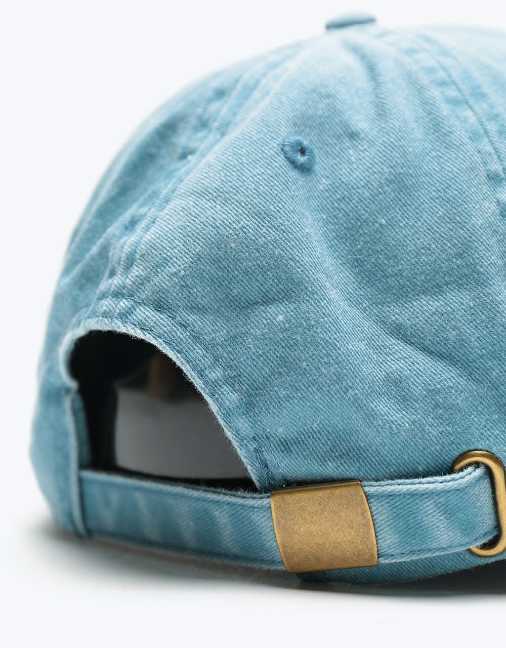 Route One Vintage Low Profile Dad Cap - Vintage Light Denim