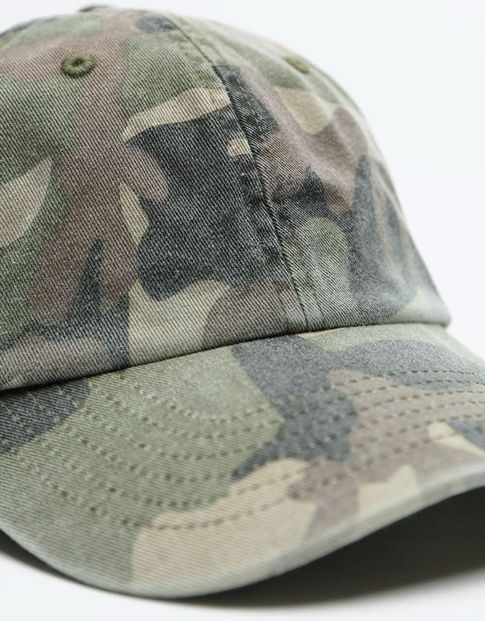 Route One Vintage Low Profile Dad Cap - Vintage Jungle Camo