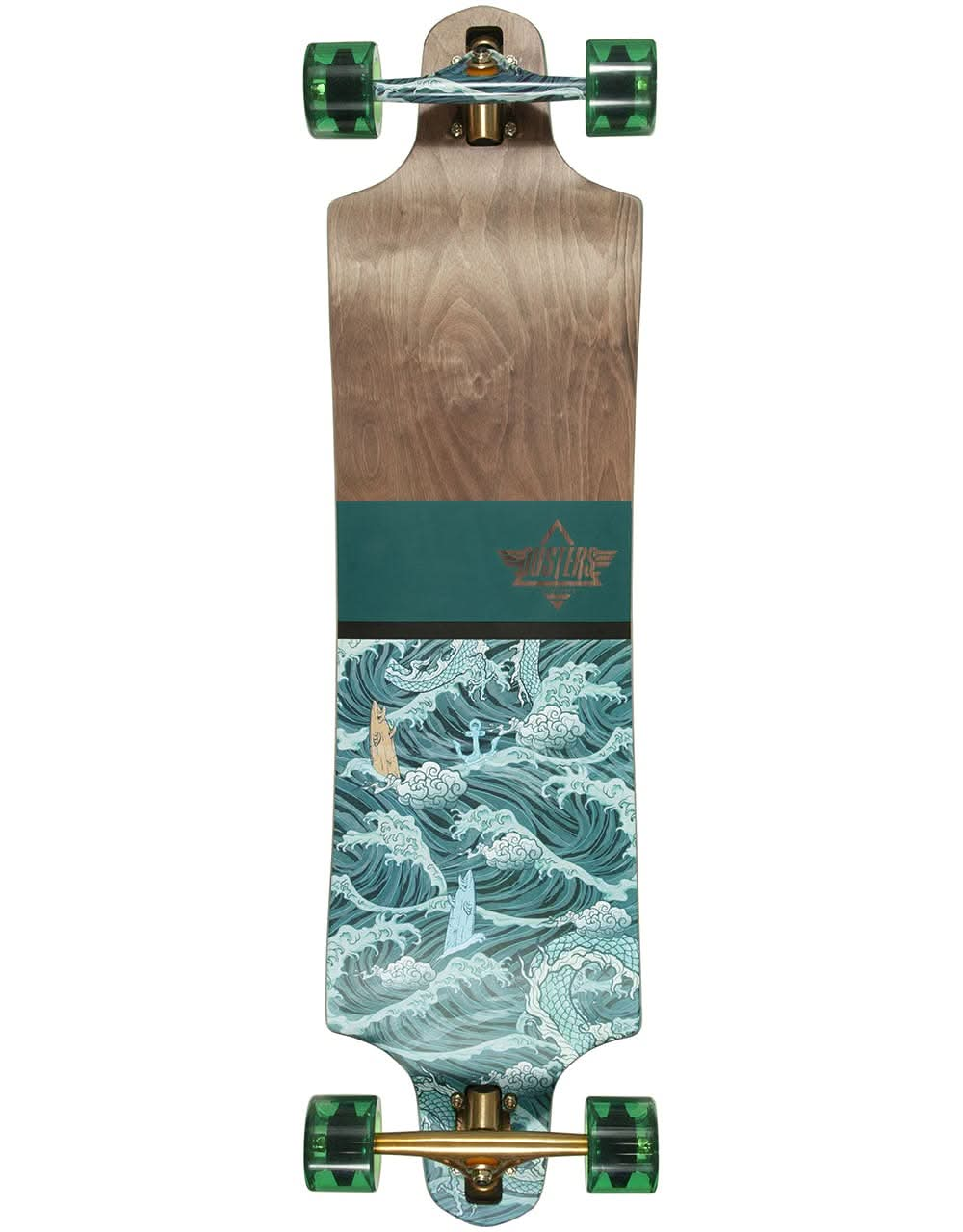 Dusters Typhoon Drop Through Longboard - 38" x 9.75"